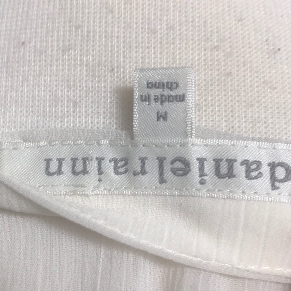 EUC DANIEL RAINN SHEER BLOUSON BLOUSE - Picture 8 of 8